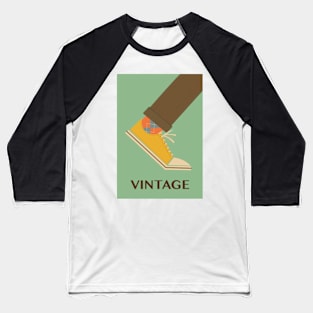 Vintage Shoe Step Baseball T-Shirt
